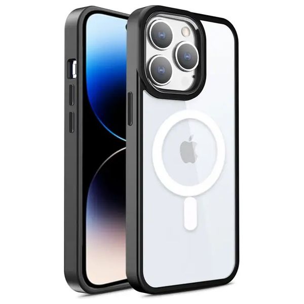  حافظة موبايل فاشن كيس لجهاز ايفون 14برو ماكس - شفاف 