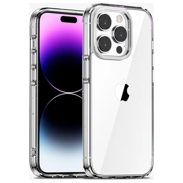 Fashion Case Mobile Cover For iPhone 15 Pro - Transparent 