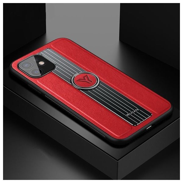  Fashion Case Mobile Cover For iPhone 12 - Red 