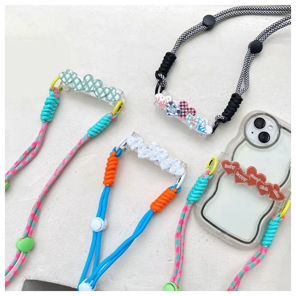  Fashion Case Clip and Hanging Rope for Mobile 