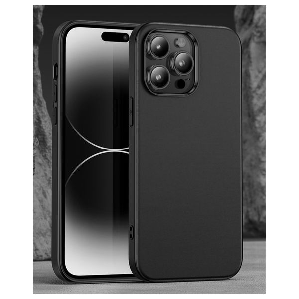  Fashion Case Mobile Cover For iPhone 15 Pro - Black 