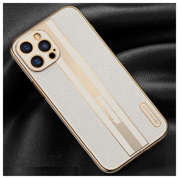  Fashion Case Mobile Cover For iPhone 12 Pro - White 