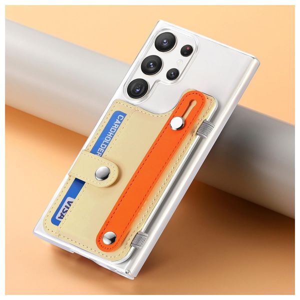  حافظة موبايل فاشن كيس لجهاز سامسونج S24 الترا - بيجي 