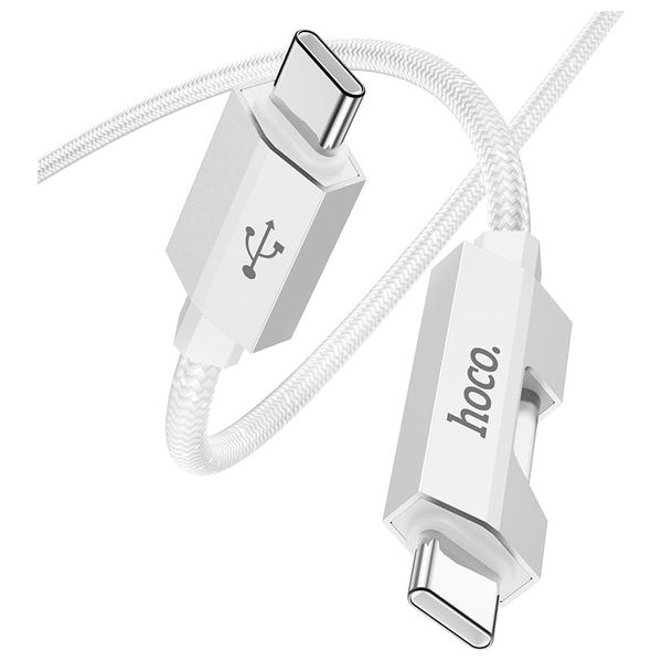  كيبل شحن هوكو - يو اس بي سي إلى يو اس بي سي -  شحن سريع 60 واط - 1.2 متر - أسود 