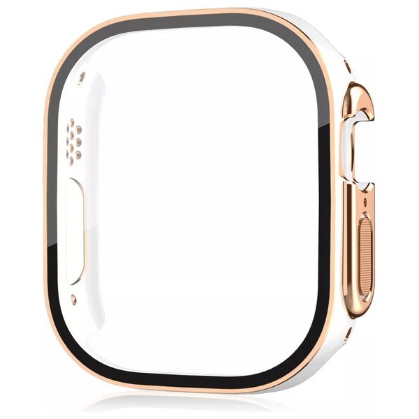  Fashion Case Apple Watch Protective Case - White 