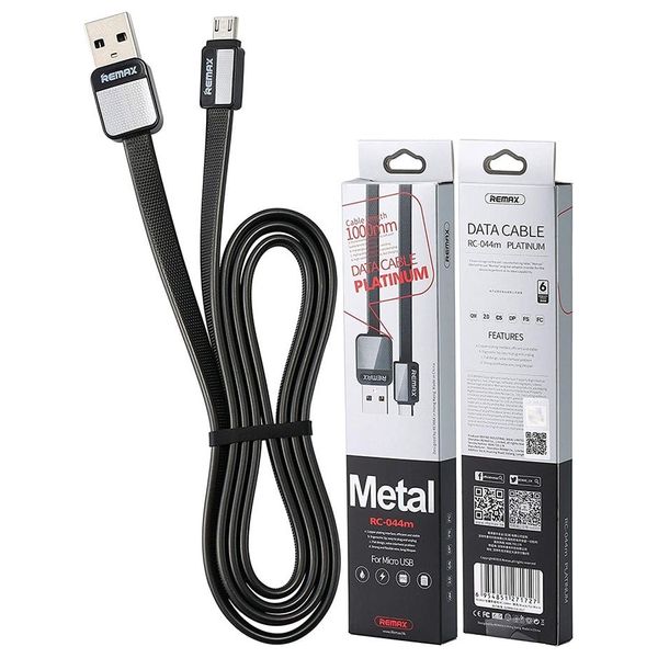  Remax - USB to Micro - 1m  - Black 