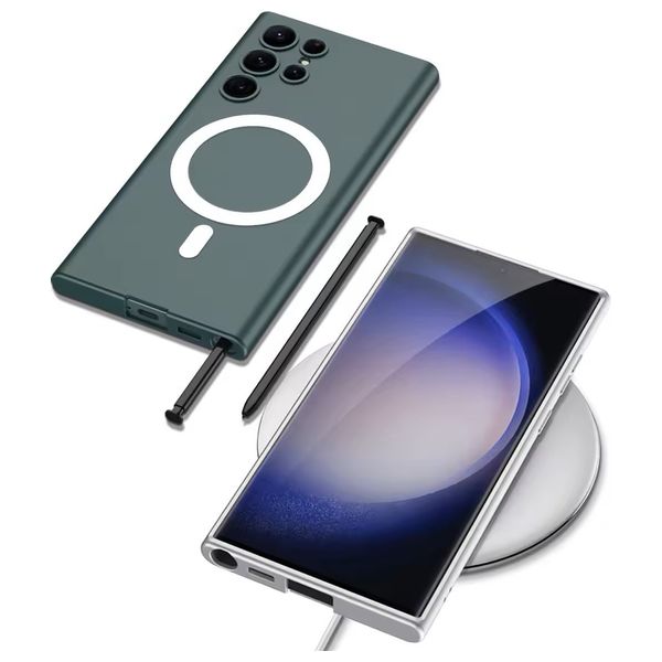  حافظة موبايل فاشن كيس لجهاز سامسونج S24 الترا - اخضر 