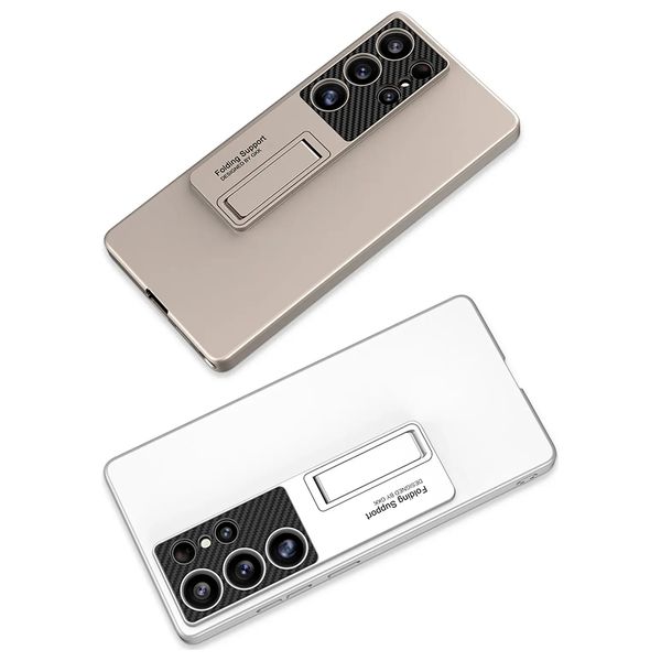  Fashion Case Mobile Cover For Samsung S25 Ultra - Titanium Gray 