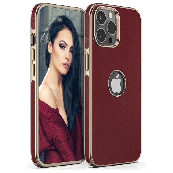  حافظة موبايل فاشن كيس لجهاز ايفون 14 برو ماكس - خمري 