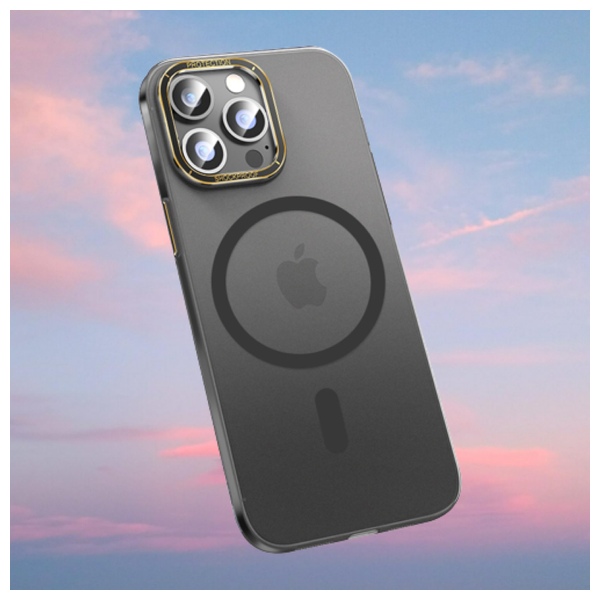  Fashion Case Mobile Cover For iPhone 14 Pro Max - Black 