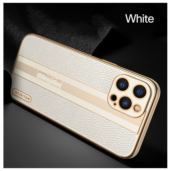  Fashion Case Mobile Cover For iPhone 12 Pro - White 
