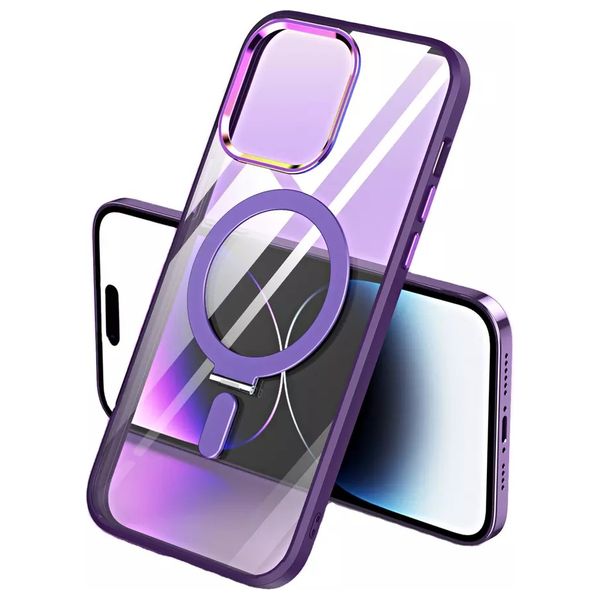  حافظة موبايل فاشن كيس لجهاز ايفون 14 - بنفسجي 