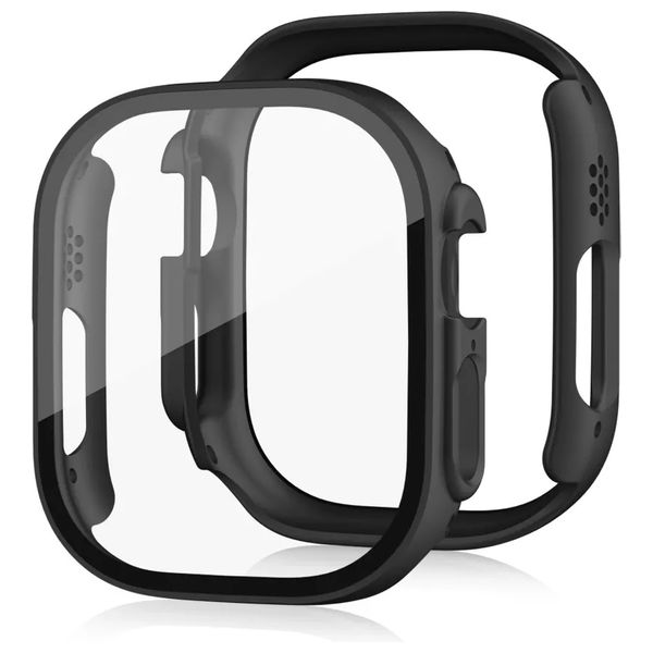  Fashion Case Apple Watch Protective Case - Black 