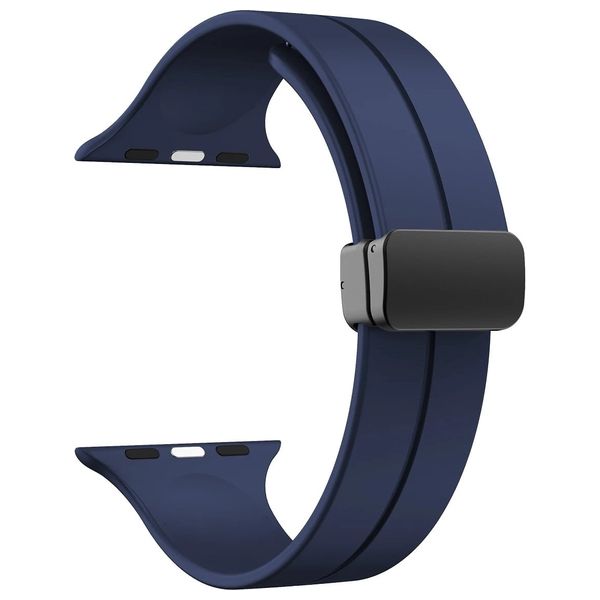  سوار انفنيتي تك سيليكون لساعة آبل - 38/40/41/42 ملم 