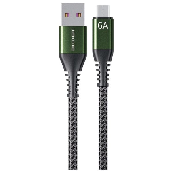  كيبل ويكوم - يو اس بي اي إلى مايكرو يو اس بي - 1 متر - أسود 