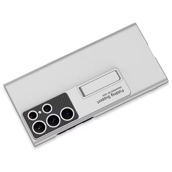  حافظة موبايل فاشن كيس لجهاز سامسونج S24 الترا - سلفر 