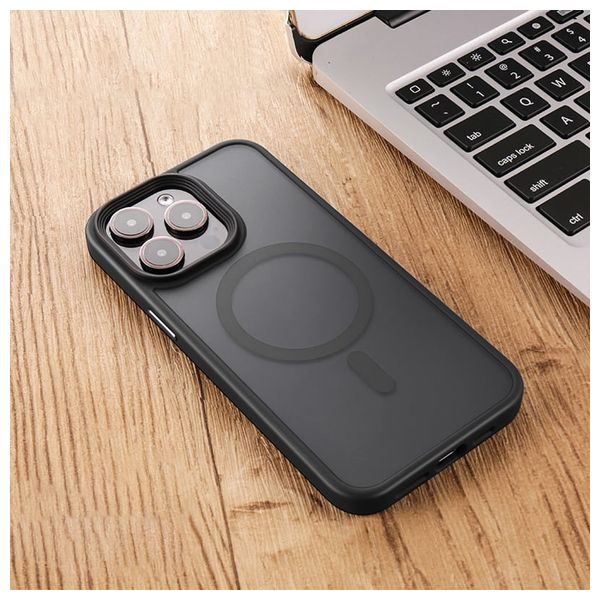  حافظة موبايل فاشن كيس لجهاز ايفون 15 برو ماكس - اسود 