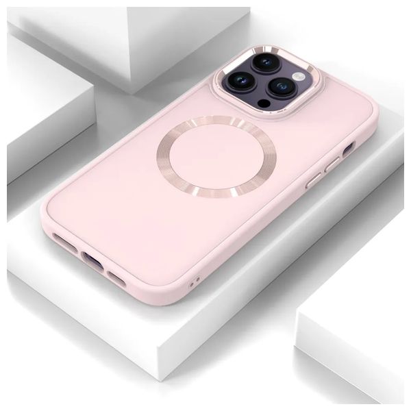  حافظة موبايل فاشن كيس لجهاز ايفون 14 برو- وردي 