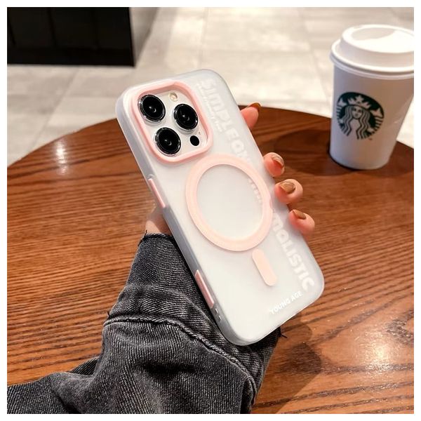  حافظة موبايل فاشن كيس لجهاز ايفون 16 برو - وردي 