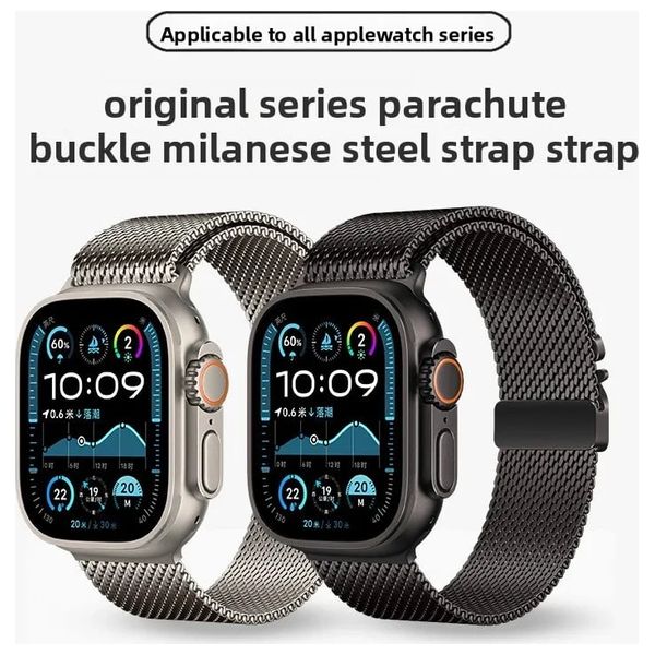  Infinity Tech Titanium Milanese Loop Band for Apple Watch - 49mm 