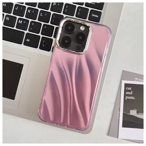  Fashion Case Mobile Cover For iPhone 15 Pro Max - Rose 