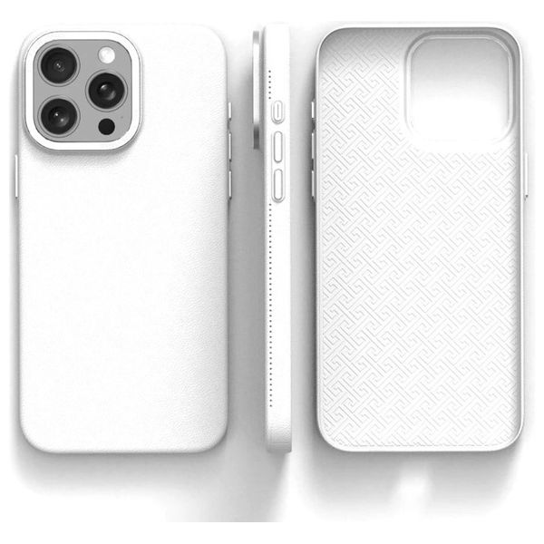  Fashion Case Mobile Cover For iPhone 15 Pro - White 