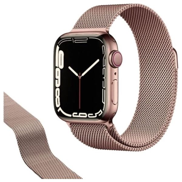  Infinity Tech Stainless Steel Band for Apple Watch - 38/40/41/42mm - Rose 