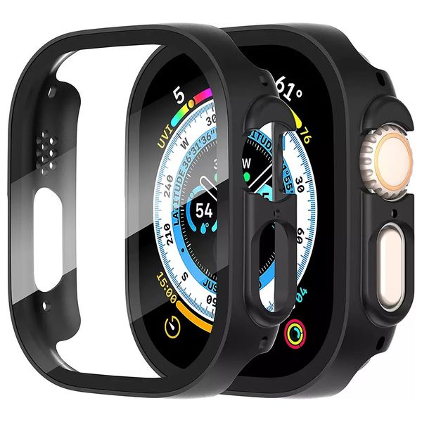  Fashion Case Apple Watch Protective Case - Black 