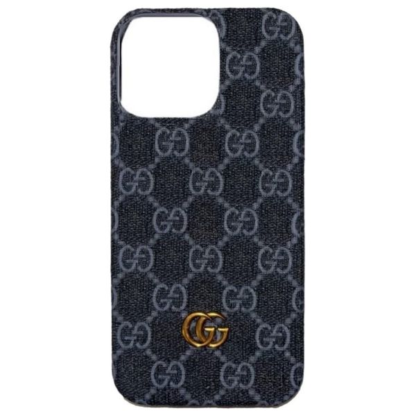  Fashion Case Mobile Cover For iPhone 14 Pro Max - Navy 