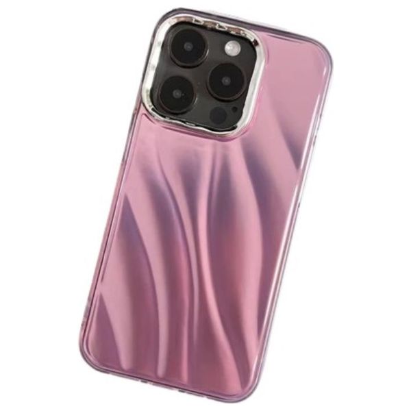 Fashion Case Mobile Cover For iPhone 15 Pro Max - Rose 
