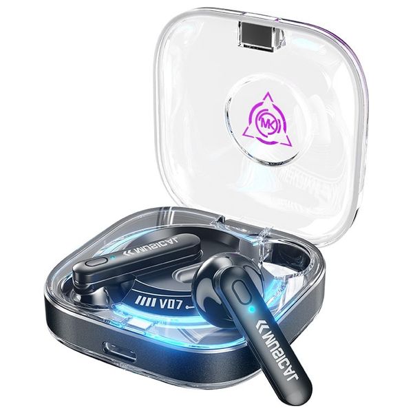  WEKOME V07 - Bluetooth Headphone In Ear - Bluetooth 5.3 - 300 mAh - Black 