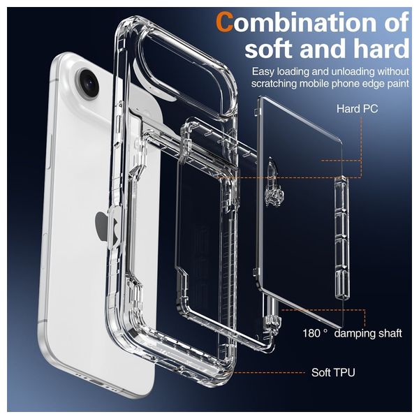  Fashion Case Mobile Cover For iPhone Air - Transparent 