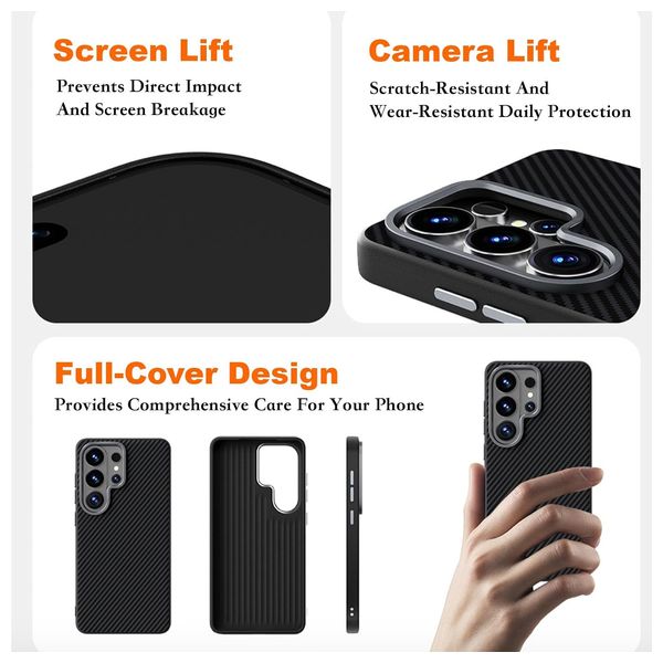  Samsung Galaxy S26 Ultra Carbon Fiber MagSafe Case 