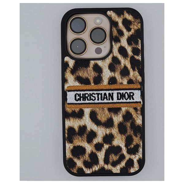  Fashion Case Mobile Cover For iPhone 16 Pro - Brown 