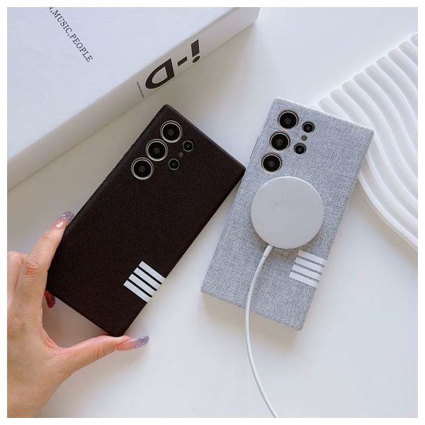  Fashion Case Mobile Cover For Samsung S24 Ultra - Gray 