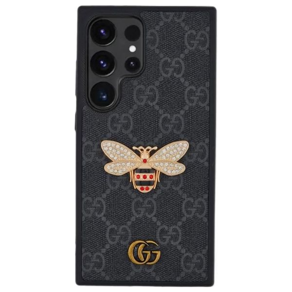  Fashion Case Mobile Cover For Samsung S24 Ultra - Black 