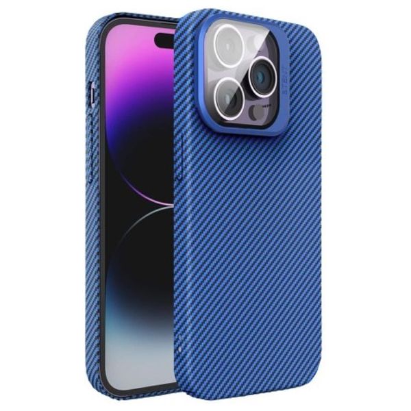  Fashion Case Mobile Cover For iPhone 15 Pro Max - Blue 