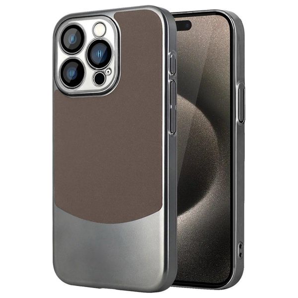  Fashion Case Mobile Cover For iPhone 15 Pro - Natural Titanium 