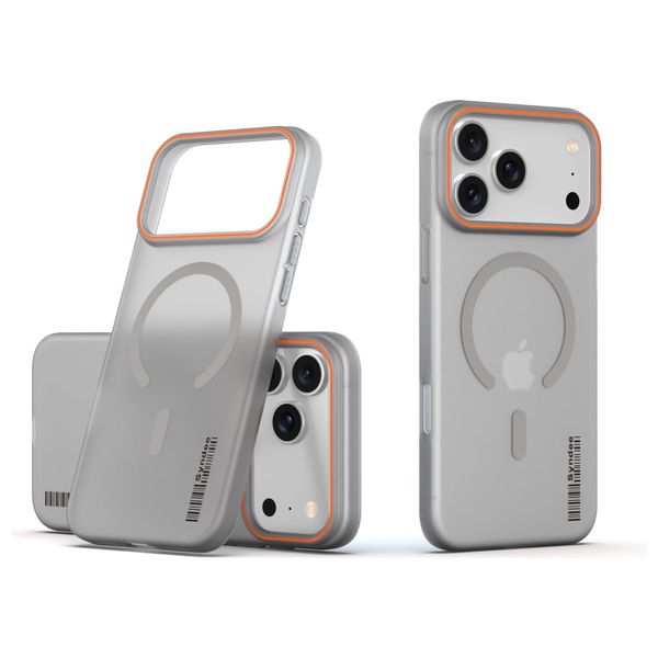  Fashion Case Mobile Cover For iPhone 17 Pro Max - Silver 