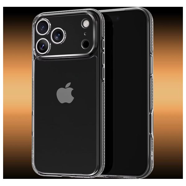  Fashion Case Mobile Cover For iPhone 17 Pro Max - Transparent 