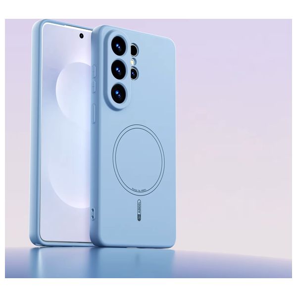  Fashion Case Silicone Case for Samsung Galaxy S26 Ultra - Blue 