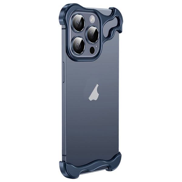  Fashion Case Mobile Cover For iPhone 15 Pro - Blue Titanium 