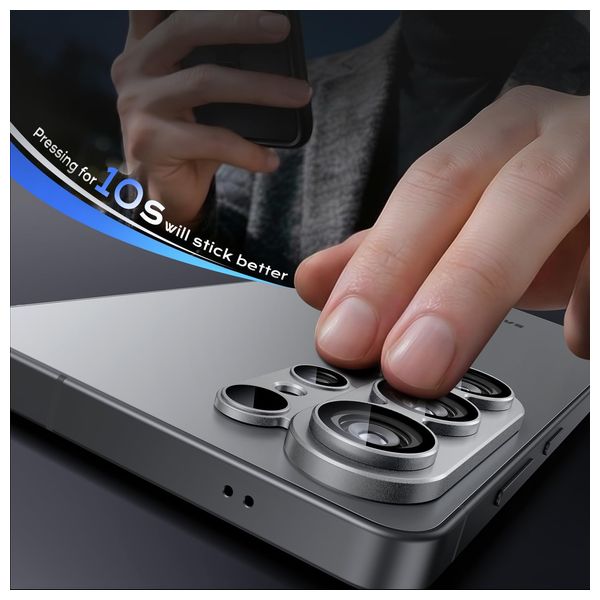  Infinity Tech Camera Lens Protector for Samsung Galaxy S26 Ultra - White 