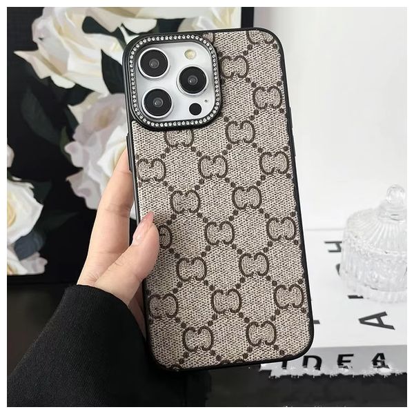  Fashion Case Mobile Cover For iPhone 15 Pro Max - Beige 