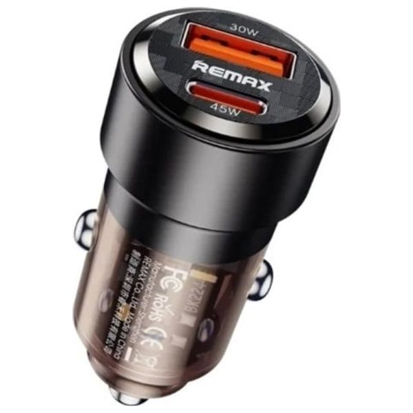  Remax RCC360 - Car Charger - 75W - 2 Ports - Black 