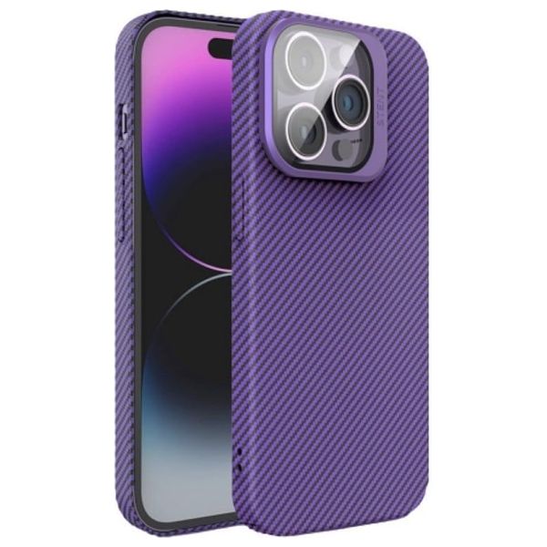  حافظة موبايل فاشن كيس لجهاز ايفون 14 برو ماكس - بنفسجي 