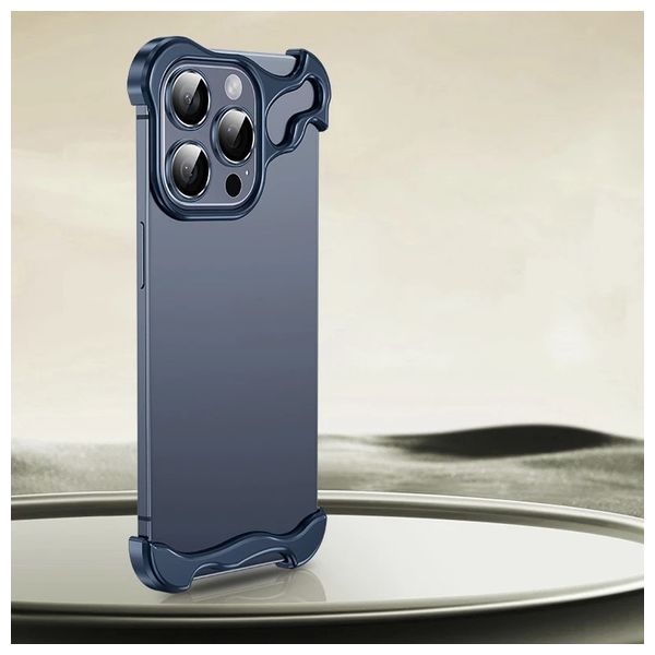  Fashion Case Mobile Cover For iPhone 15 Pro - Blue Titanium 
