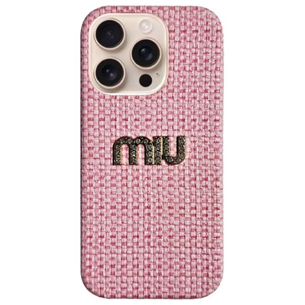  Fashion Case Mobile Cover For iPhone 16 Pro - Baby Pink 
