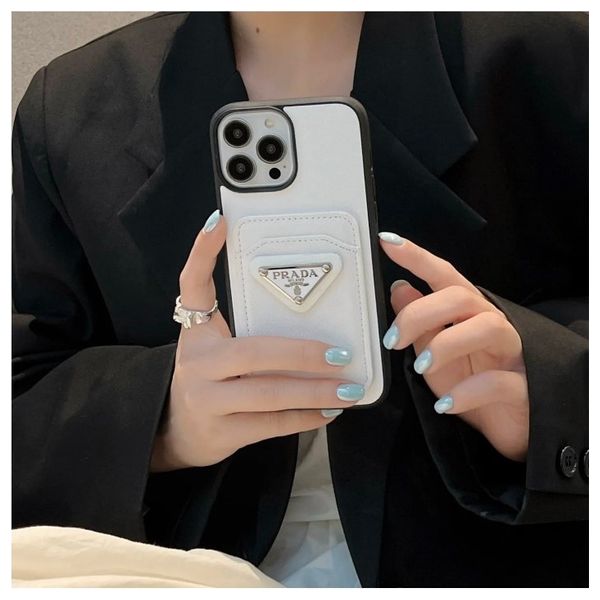  Fashion Case Mobile Cover For iPhone 15 Pro - White 