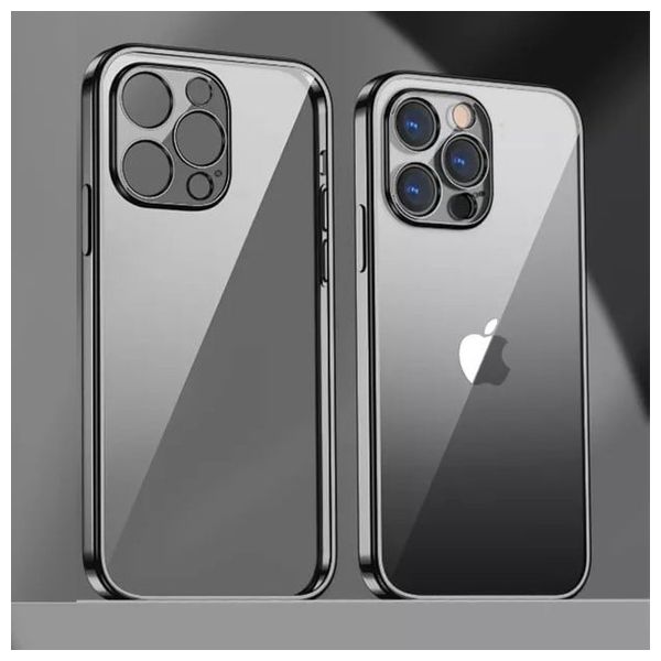  Fashion Case Mobile Cover For iPhone 14 Pro - Transparent 